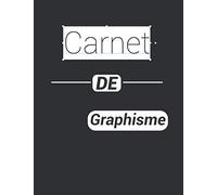 Carnet de Graphisme: Livre Noir de croquis & projets pour graphiste | 18,9 cm x 24,61 cm, 160 Pages, à pointillés | Cadeau idéal pour un designer graphiste