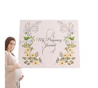 Carnet De Grossesse Mémoire - Livre Journal De Grossesse Pour Femme Enceinte,Carnet Couverture Rigide À Conserver Pour Suivi Des Jalons De