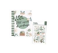 Carnet de jardinage + stickers jardin - Graine Créative Multicolore