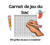 Carnet de jeu du bac: carnet de jeu du bac / jeux de société /fiches à compléter / idéal pour amuser les petits et les grands