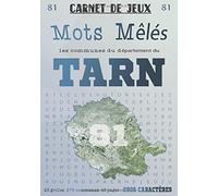 Carnet de Jeux: Mots Mêlés Les Communes du TARN: Grilles de Mots Cachés pour adultes: Communes du Département du Tarn (GROS CARACTERES)