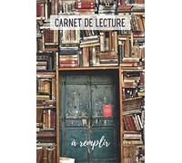 carnet de lecture à remplir: 120 fiches de lecture à compléter | carnet de lecteur/lectrice et bibliophile | Pour les passionnés des livres | ... bibliothèque | Journal de bord du lecteur