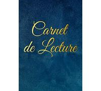 Carnet de Lecture: Cahier de Lecteur | 60 Fiches de Lecture à Compléter | 124 pages, 17,78 cm x 25,4 cm | Idéal pour français / philo au collège ou lycée