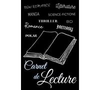 carnet de lecture: Cahier de lecture - journal de lecture à remplir - format A5 - 91 fiches de lecture - 100 pages