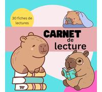 Carnet de lecture: Journal de lecture mignon 30 fiches pour noter ses livres, avis, personnages, pile à lire et wishlist