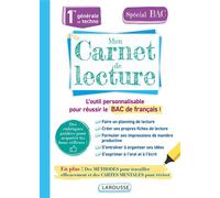 Béatrix Lot – Mon carnet de lecture Français 1re générale et techno – Broché