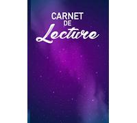 Carnet de Lecture: Pour garder une trace de vos lectures dans un seul carnet | Fiche de lecture et résumé du livre | Fiche auteur | Dimensions 6x9 pouce,160 pages