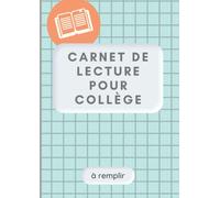 Carnet de lecture pour le collège à remplir