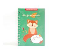 Carnet de liaison pour nounou ou crèche (Renard (vert))