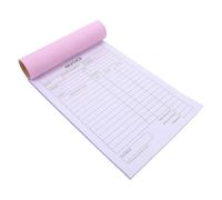 Carnet de Livraison Anglais à Deux Volets, Papier Blanc Renforcé | Deux Feuilles, Dos Cartonné Robuste, Écriture Nette, pour Factures Clients et Ordres de Service