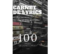 Carnet de lyrics: Cahier de rap