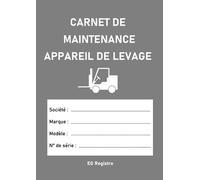 Carnet de maintenance appareil de levage