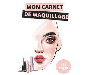 Carnet de maquillage: Blank Makeup Face Chart | For Makeup Artist | 150 Pages
