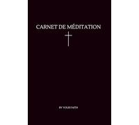 Carnet de méditation pour hommes (couverture noire)