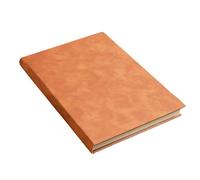 Carnet de minutes de réunion de bureau simple rétro imperméable et sale - A5 - Marron