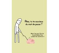 Carnet de mot de passe: Carnet de Mot de passe, Mes adresses Internet, Mes codes secrets en sécurité, Journal De Mot De Passe Drôle de mot de passe ... et comptes, 110 Pages petit format