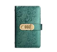 Carnet de mots de passe avec 50 poches transparentes - Portable - Économie d'argent - Pour factures, reçus et bons - Protégé par mot de passe