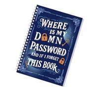 Carnet de mots de passe, carnet avec index intelligent sur les pages, livre pour adresses et mots de passe - Pour famille, amis, étudiants, adultes, maison, bureau