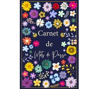 Carnet de Mots de Passe: Carnet de mots de passe alphabétique - répertoire alphabétique pour gérer vos identifiants et mots de passe Internet pour ne pas oublier - Petit format A5 - 109 pages