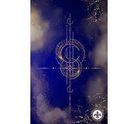 Carnet de mots de passe | Couverture Céleste: 40 pages | 5" x 8" | en Français | Encryption simple | Identifiants | Emails | Contacts importants | Codes WiFi