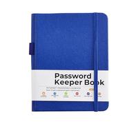 Carnet de mots de passe étanche avec bande élastique - Carnet d'adresses portable pour notes confidentielles - Gestion du stockage portable