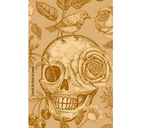 Carnet de mots de passe: Format A5 | Index alphabétique , Sommaire A-Z, Pages numérotées | Discret, petit et pratique | Crânes, jour des morts | 312 entrées