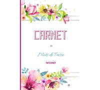 CARNET de Mots de Passe internet