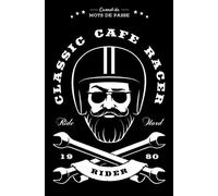 Carnet de mots de passe - Motard Barbe: Répertoire alphabétique pour gérer vos identifiants, mots de passe, codes secrets | 200 fiches à remplir (tout support) | Petit format 13 x 20 cm