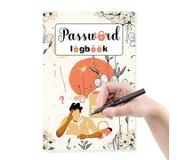 Carnet de mots de passe - Organisateur portable de livre de mots de passe, 21 cm, journal de comptes papier de haute qualité | Gestion facile pour les sites Web, les jeux, les applications, le travail