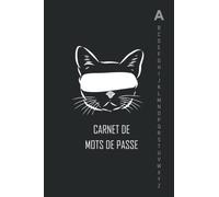 Carnet de Mots de Passe: Petit Format A5 | Cahier de Mots de Passe avec Répertoire Alphabétique (A à Z) | couverture Noire