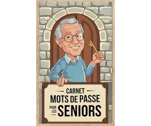 Carnet De Mots De Passe Pour Les Seniors: Le passé et le futur se rejoignent, un sourire d'harmonie / N'oubliez plus jamais votre mot de passe grâce à ce livre 5x8 pouces