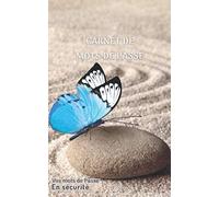 Carnet de Mots de Passe - Thème Papillon Zen: Identifiants & Codes secrets Internet en Sécurité | Format Discret & Pratique |Répertoire Alphabétique | 115 Pages