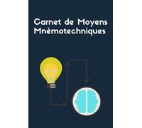 Carnet de Moyens Mnémotechniques: Carnet pour médecins, étudiants en médecine ,infirmiers /carnet de révision /cadeau idéal à offrir pour médecins ... en médecine /cahier de 120 pages 6x9 inches
