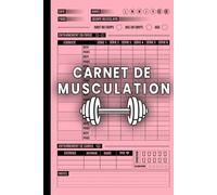 Carnet de Musculation: Cahier d’exercices de musculation et cardio pour suivi de la forme physique | Carnet de fitness | 120 pages