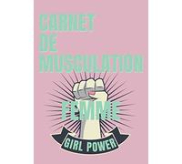 CARNET DE MUSCULATION | FEMME |: Pour deux mois complets d’entrainement Suivi d’entraînements | Planifiez vos Routines, Notez vos Mensurations et 1RM