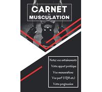 Carnet de musculation: Planifiez vos entrainements, suivis d'entrainements, apports protéiques, routines, mensurations, graphiques d'évolutions à remplir | Format poche | 130 pages