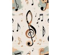 Carnet de musique Clé de Sol - Journal Musical: Cahier musical ligné 120 pages. Pour musiciens, compositeurs, étudiants et passionnés de musique. ... de musique, compositions et idées créatives