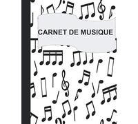 Carnet De Musique: Écrire De La Musique-110 Pages De Partitions-Tablatures, Diagrammes Et Grilles Vierges Pour Guitare Et Piano-Pages Grand Format