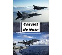 carnet de note avion de chasse: carnet de note / journal intime pour passionnés d'avions de combat