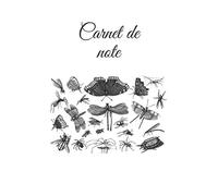 Carnet de note: Cahier de note insectes à remplir
