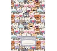 Carnet de Note Kawaii Chat: Bloc Note pour Garçons et Filles, Carnet de Note Ligné pour les Enfants avec une Couverture Amusante des Chats Adorable pour Garçon et Filles. Cahier d'Ecriture Cadeau