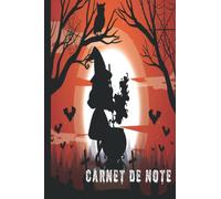 Carnet de Note Sorcière: Cahier de sorcière large ligné, cahier de papier ligné pour l'école, les étudiants, cadeau pour les enfants, les garçons, les ... d'halloween, les amoureux des sorcières