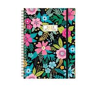 Carnet de notes 2025 en anglais A5 à spirales - Agenda de travail à 365 jours - Planification en anglais - Organiseur de stylos (A, taille unique)