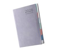 Carnet de notes 2026 avec couverture en polyuréthane - 365 jours - Pour le travail, l'école, les voyages