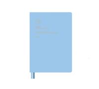 Carnet de notes 2027 avec reliure à plat, sel de mer menthe | Couverture en polyuréthane, agenda hebdomadaire, mensuel, utilisation du journal de réunion de classe