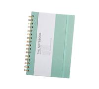 Carnet de notes à double spirale, 200 pages, ligné, léger, portable à double spirale en cuir synthétique pour prendre des notes, carnet d'étudiant