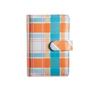 Carnet de notes à feuilles mobiles - Planification financière - Bleu et orange - Version anglaise