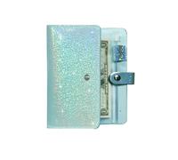 Carnet de notes à feuilles mobiles pour planification financière - Cyan