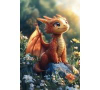 Carnet de notes à remplir - Illustration Dragon n°1: Un carnet pour noter, raconter, lister, organiser...