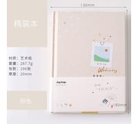 Carnet De Notes A5 À Couverture Rigide Simple Et Créatif, Nouveau Petit Carnet De Notes Frais Avec Illustration De Page Couleur Pour Étudiant
